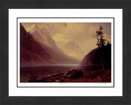 Albert Bierstadt &quot;Lake Louise&quot; Hudson River School Print - Limited Edition - £165.19 GBP