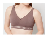 Breezies Cotton Touch 2.0 Wirefree Lounge Bra- COCOA, MEDIUM - £13.65 GBP