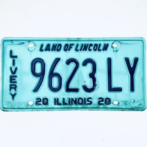2020 United States Illinois Land of Lincoln Livery License Plate 9623 LY - $18.80