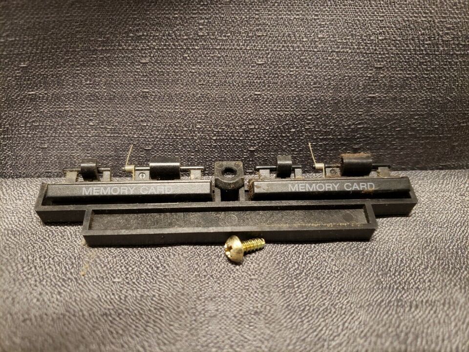 Genuine Playstation 2 PS2 Memory Port Doors + Bracket and Screw