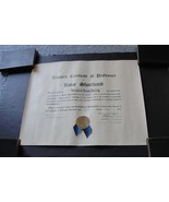 Vintage 1925 Original The Teachers Certificate of Proficiency in Rowe Sh... - £17.30 GBP