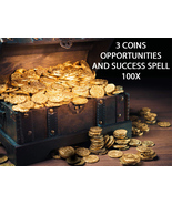 FULL COVEN 100X 3 COINS SUCCESS OPPORTUNITIES EXTREME Magick WITCH Cassia4 - $1,833.29 MXN