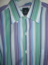 TAILORBYRD Collection Mens XL Dress Casual Shirt Long Sleeve Button Down Collar - £14.41 GBP