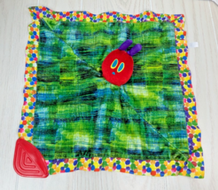 Eric Carle Very Hungry Caterpillar Baby Lovey Security Blanket Teether c... - $7.91