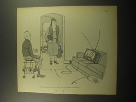 1960 Cartoon by George Price - I just wanted to see how I look from over... - $14.99