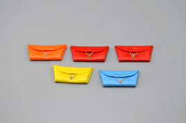 Barbie Clutch Purses Orange Red Yellow Blue Lot of 5 VTG 1960s Doll Acce... - £54.13 GBP