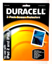 Duracell 2-Pack Screen Protectors (Model DU9921) for Apple iPad 2 &amp; iPad 3 - £6.66 GBP