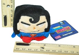 Vintage Superman DC Comics 2&quot; Kawaii Cube - Plush Toy Stuffed Figure 2016 - £4.71 GBP
