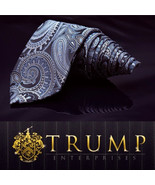 DONALD J. TRUMP MEN&#39;S TIE BLACK/PAISLEY WIDTH: 3.50&quot; LENGTH: 62” - $101.20