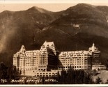 RPPC Banff Springs Hotel banff Alberta Canada Postcard Byron Harmon UNP L11 - $3.56
