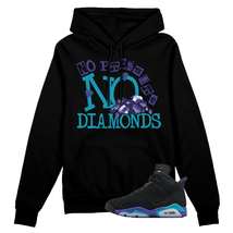 Aquatone 6 Bright Concord Black Retro Vibrant Aqua Hoodie Match DIAMOND - £49.54 GBP+