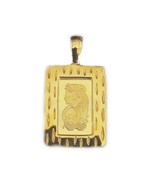 1 Gram Suisse Credit gold bar lady fortuna design encased in 14k gold pe... - $920.46 CAD