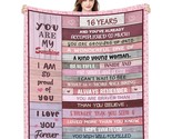 Sweet 16Th Birthday Gifts For Girls Blanket 60&quot;X50&quot;, Sweet 16 Gifts For ... - £36.76 GBP