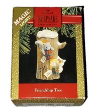 Hallmark 1991 Friendship Tree Keepsake Ornament Magic Lighted Christmas ... - $5.25