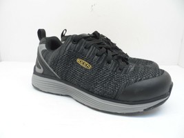 KEEN Womens Low-Cut Sparta Alloy-Toe ESD Work Shoes Black/Grey-Flannel S... - $67.68