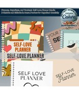 Printable SelfLove Planner, DIY Personalized Planner, Instant Download, Editable - $2.99