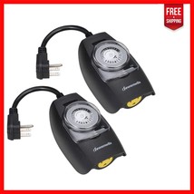 Weatherproof Programmable Timer for Outdoor Lights - 13A 24-Hour Automation - $582.46 MXN