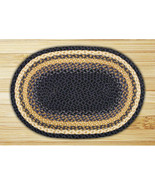 Earth Rugs Lt. Blue-Dk. Blue-Mustard Oval Rug - €123,56 EUR