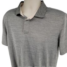 Untuckit Polo Golf Shirt Men&#39;s Size L Gray - £17.12 GBP