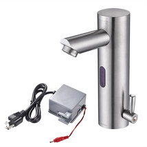 Bathroom Touchless Faucet Bathroom Sink Basin Brushed Nickel Aqt0078 - $143.99