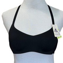 B. Tempted By Wacoal Wire Free Black Criss Cross Back Bra Women Size 34B New - $20.25