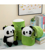 Panda Bamboo Tube Plush Toy, Interactive Stuffed Animals Toys Kid Birthd... - $28.70 CAD