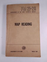 FM 21-26 Department of the Army Technical Manual Map Reading Book March ... - $7.85