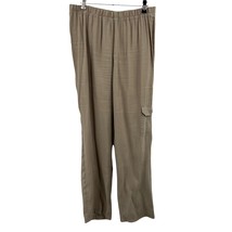 Chicos Light Tan Modal Pull On Pants Side Pocket Size 1 / Medium - £13.33 GBP