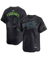 Peter Fairbanks #29 Rays Men&#39;s City Connect Replica Jersey - $1,126.07 MXN