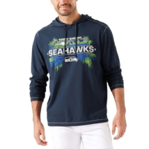NWT men's medium Seattle Seahawks Tommy Bahama artsy palms hooded shirt NFL $100 - £75.50 GBP