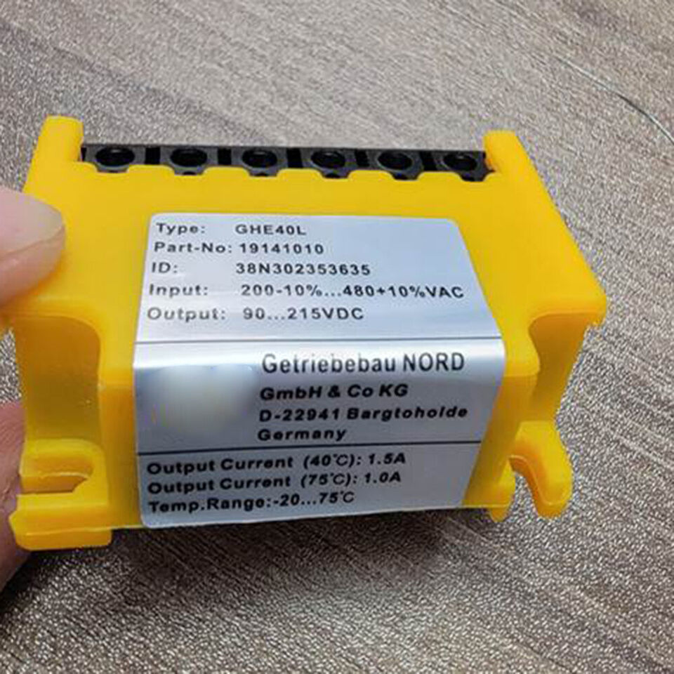 For NORD Rectifier GHE40L 19141010 AC200-480V DC90-215V - $70.55
