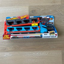 Hot Wheels Speedway Hauler Truck w/3 Cars NEW - $1,016.65 MXN