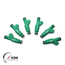 6 X 0280155968 Verde Gigante Carburante Iniettore Per Bosch 42lb Moto Gara 440cc - £152.07 GBP