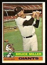 San Francisco Giants Bruce Miller 1976 Topps Baseball Card # 367 EX/EM - £0.39 GBP