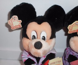 Vintage Mickey &amp; Minnie Mouse Pals Applause Lollipop Stuffed Animal Plush Toy - £29.27 GBP