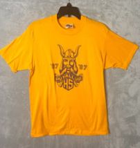 Vintage Hanes 50/50 1987 golden rod Puyallup High Single Stitch T Shirt ... - $29.97