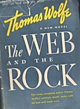 The Web And The Rock by Thomas Wolfe - vintage 1940 Hardcover Book - £2.94 GBP