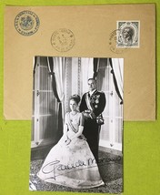 1965 Princess Grace de Monaco Signed Postcard Prince Rainier III Envelop... - $299.99