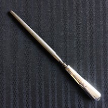 WEBSTER? sterling silver handle knife sharpener - vintage 9.75&quot; steel no mono - £17.32 GBP