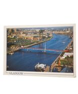 Postcard Bell's Bridge And The Clyde Glasgow Scotland Aerial View Chrome - $4.92