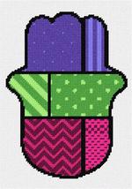 Pepita Needlepoint kit: Hamsa Patterns 2, 7&quot; x 10&quot; - £39.16 GBP+