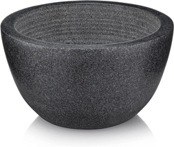 Marble Shaving Soap Bowl With Interior Grooves For Maximum Lather Black NEW - £33.88 GBP