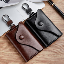 Men&#39;s Multi-functional High-grade Genuine Leather Keychain Card Holder L... - £11.27 GBP