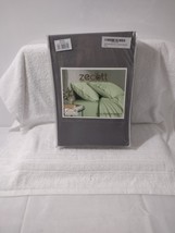 New, Zecott 400 Thread Count Sateen Fitted Full Size Sheet Frost Grey - £29.26 GBP