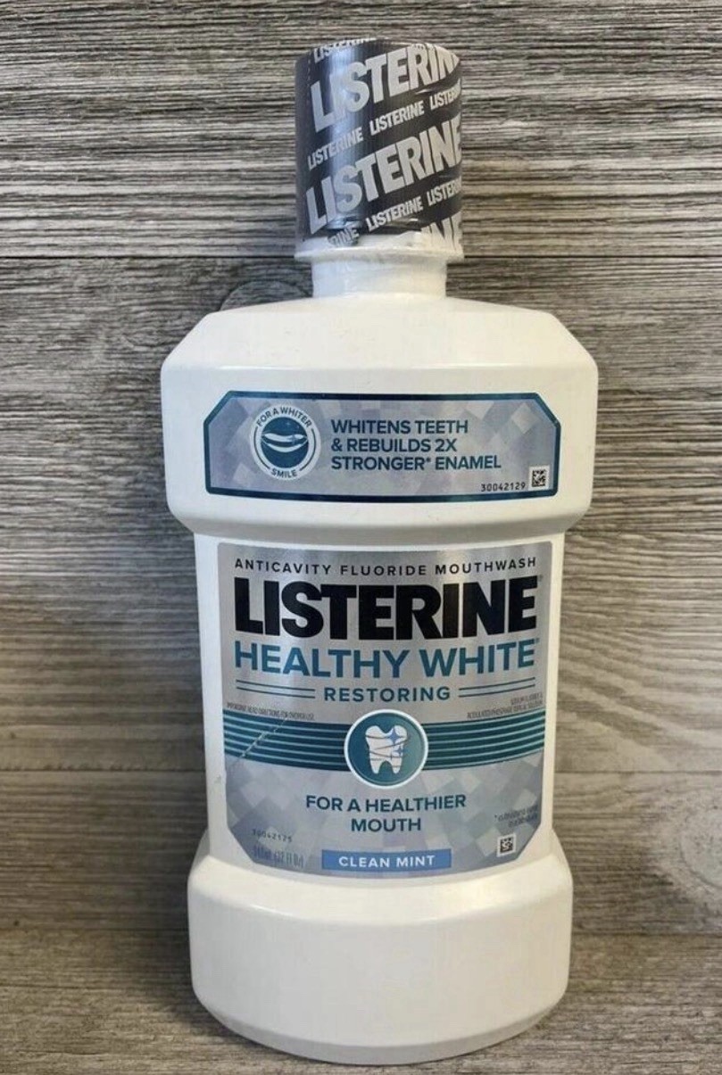 Lot of 3 LISTERINE Healthy White Restoring Mouthwash 32oz Each Item image 2