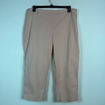 JM Collection Womens XL Casabella Coral Rivetted Hips Capri Pants NWT BF11 - $24.49