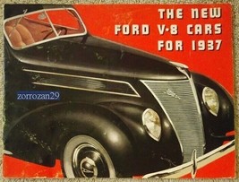 1937 Brochure Di Vendita A Colori Originali Vintage Ford V-8 '85 & 60' -... - £11.27 GBP