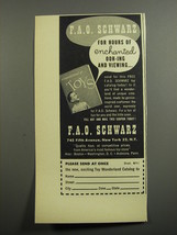 1952 F.A.O. Schwarz Toys Ad - For hours of enchanted ooh-ing and Viewing - £14.50 GBP