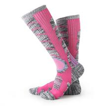 Ski Socks Thickened Warm Hiking Socks Mid Length Compression Socks For U... - £14.34 GBP+