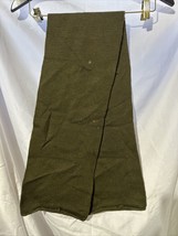 Military Wool Scarf, US Army 100% Wool Warm Winter Neck Scarf 1991 - £13.65 GBP